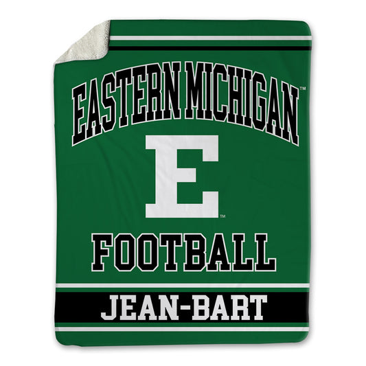 EMich - NCAA Football : Carl Jean-bart - Blanket-0
