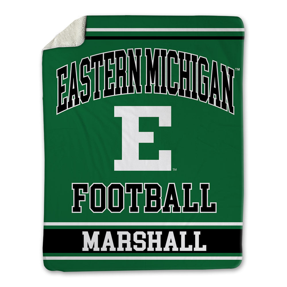 EMich - NCAA Football : Jason Marshall - Blanket-0