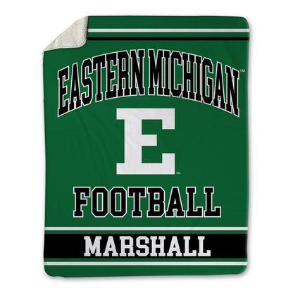 EMich - NCAA Football : Jason Marshall - Blanket-0