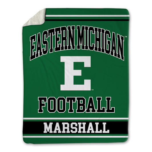 EMich - NCAA Football : Jason Marshall - Blanket-0