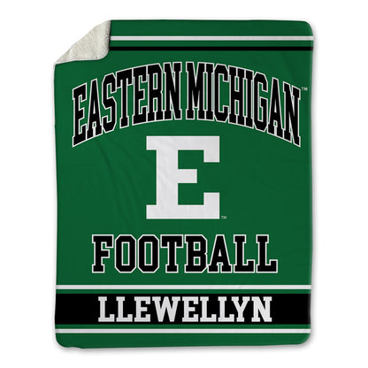 EMich - NCAA Football : Bryce Llewellyn - Blanket-0