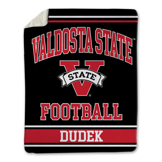 Valdosta State - NCAA Football : Malakai Dudek - Blanket-0