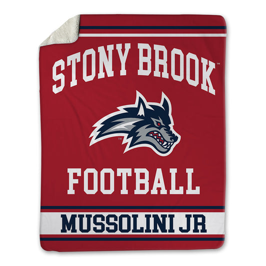 Stony Brook - NCAA Football : Nicholas Mussolini Jr - Blanket-0