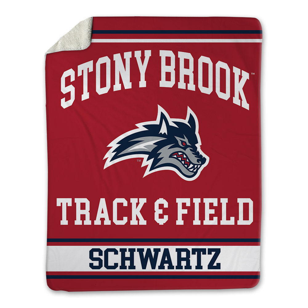 Stony Brook - NCAA Women's Track & Field : Olivia Schwartz - Blanket-0