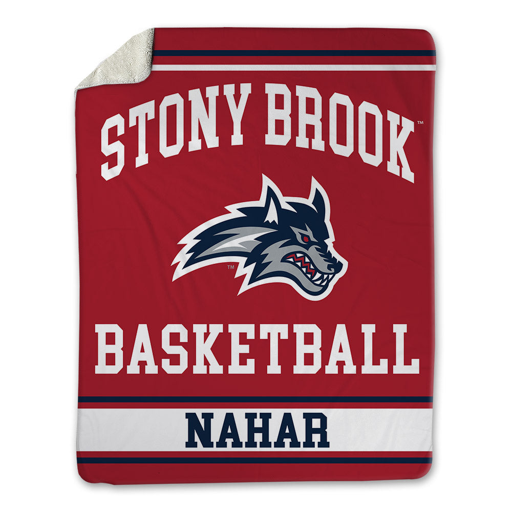 Stony Brook - NCAA Men's Basketball : Leon Nahar - Blanket-0