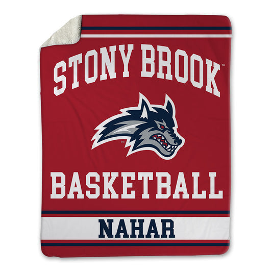 Stony Brook - NCAA Men's Basketball : Leon Nahar - Blanket-0