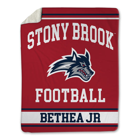 Stony Brook - NCAA Football : Frenchmon Bethea Jr - Blanket-0