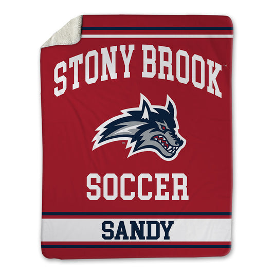 Stony Brook - NCAA Men's Soccer : Rushon Sandy - Blanket-0
