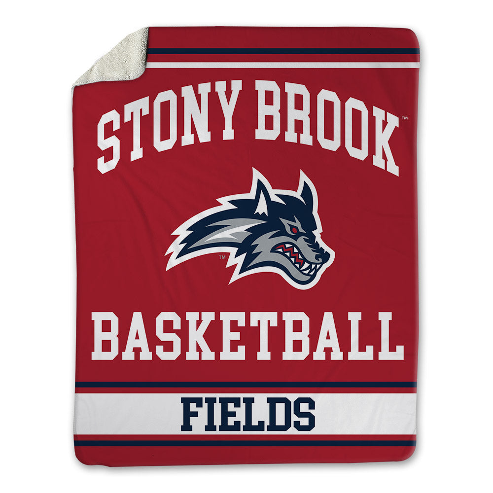 Stony Brook - NCAA Men's Basketball : Kenny Fields - Blanket-0