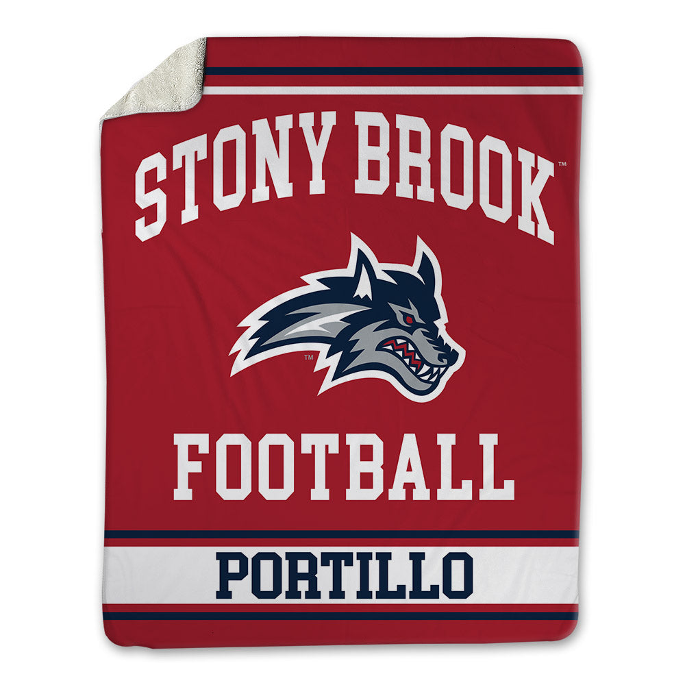 Stony Brook - NCAA Football : Angelo Portillo - Blanket-0