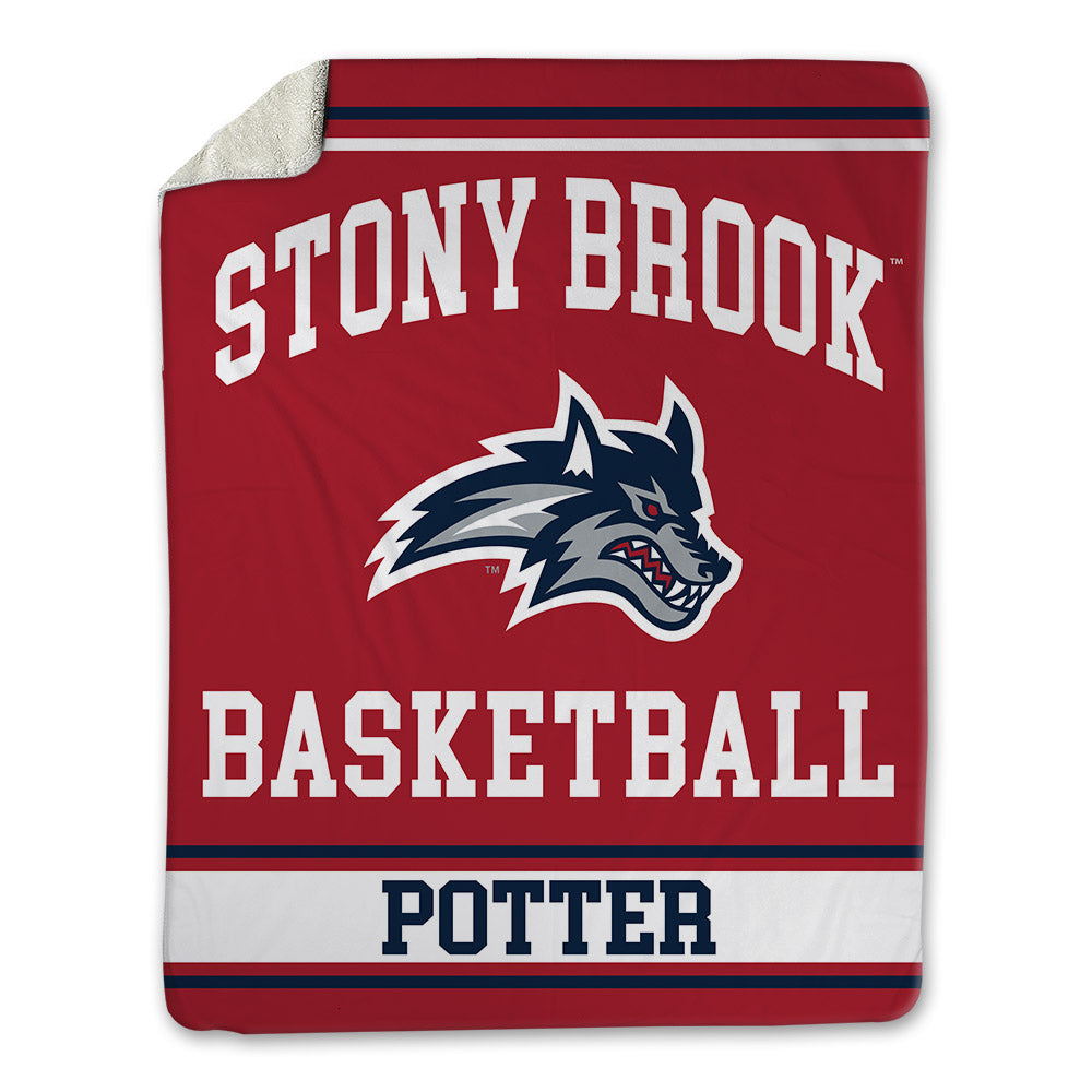 Stony Brook - NCAA Women's Basketball : Johanna Potter - Blanket-0
