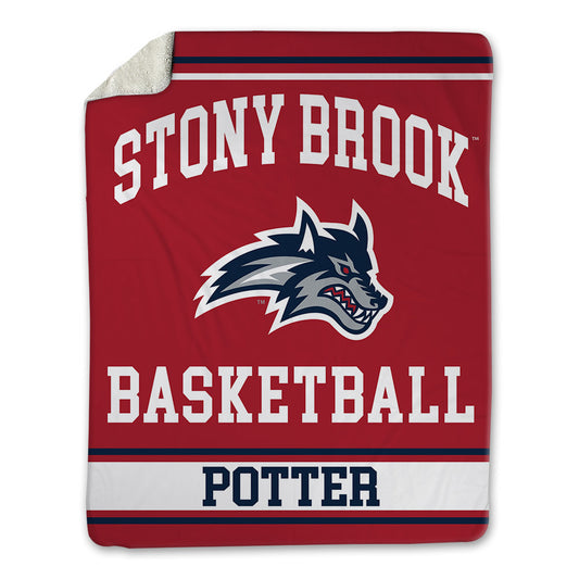 Stony Brook - NCAA Women's Basketball : Johanna Potter - Blanket-0