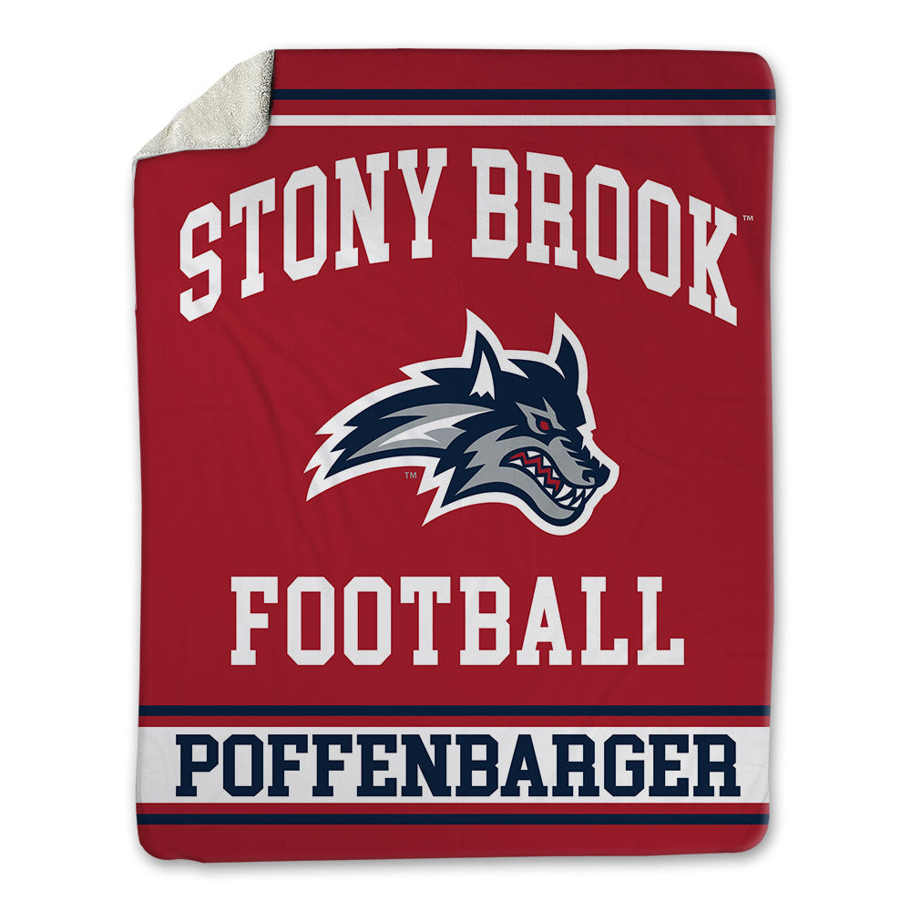 Stony Brook - NCAA Football : Brittin Poffenbarger - Blanket-0