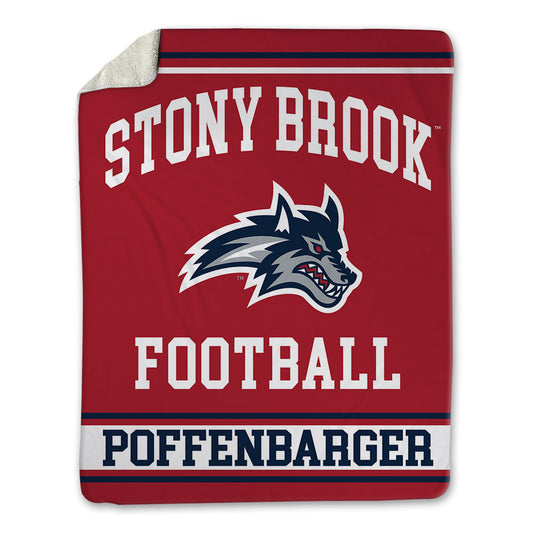 Stony Brook - NCAA Football : Brittin Poffenbarger - Blanket-0