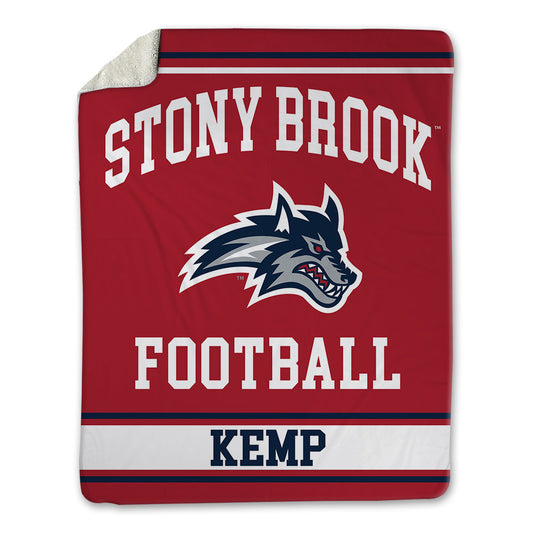 Stony Brook - NCAA Football : Thomas kemp - Blanket-0