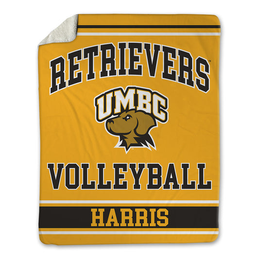 UMBC - NCAA Women's Volleyball : Natalie Harris - Blanket-0