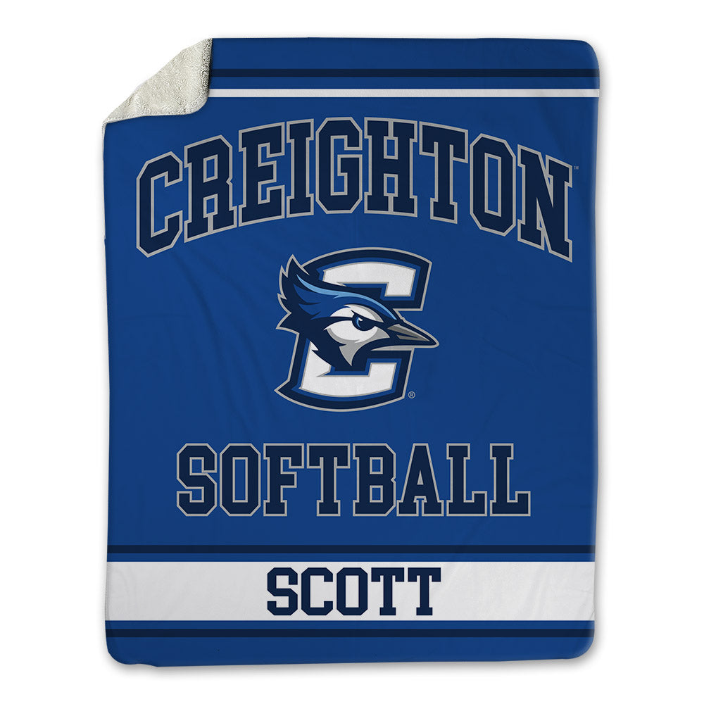 Creighton - NCAA Softball : Taylor Scott - Blanket-0