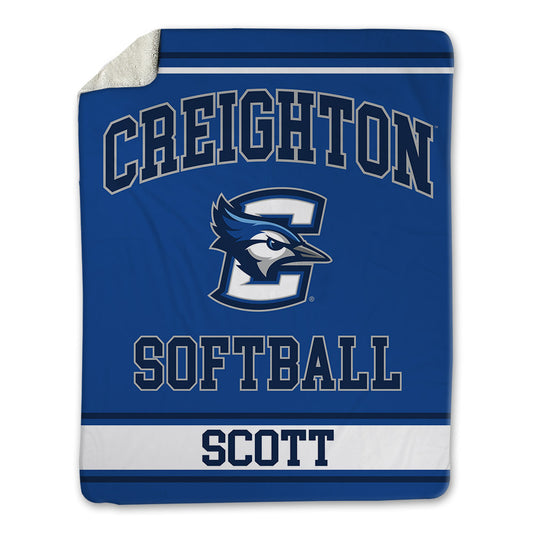 Creighton - NCAA Softball : Taylor Scott - Blanket-0
