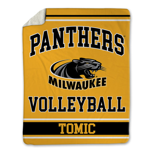 UW Milwaukee - NCAA Women's Volleyball : Milica Tomic - Blanket-0