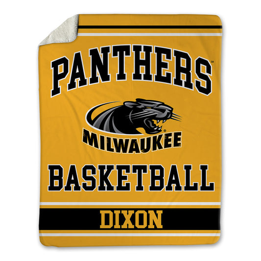 UW Milwaukee - NCAA Men's Basketball : Josh Dixon - Blanket-0