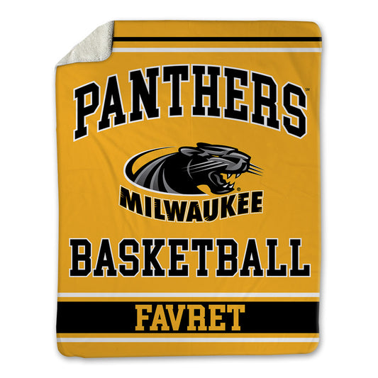 UW Milwaukee - NCAA Women's Basketball : Lizzy Favret - Blanket-0
