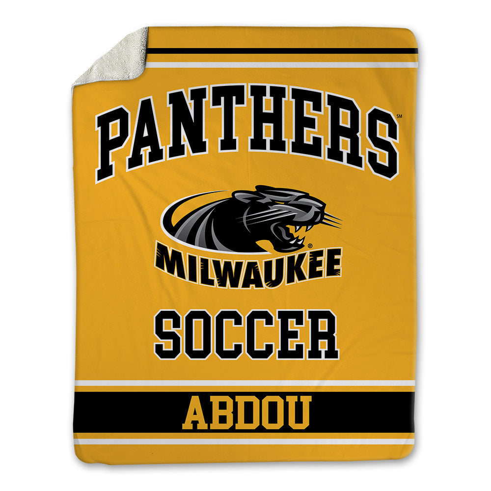 UW Milwaukee - NCAA Men's Soccer : Moursali Abdou - Blanket-0