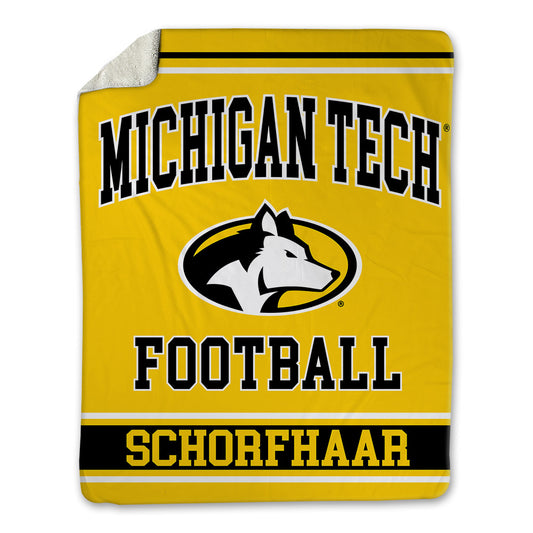 Michigan Tech - NCAA Football : Jacob Schorfhaar - Blanket-0