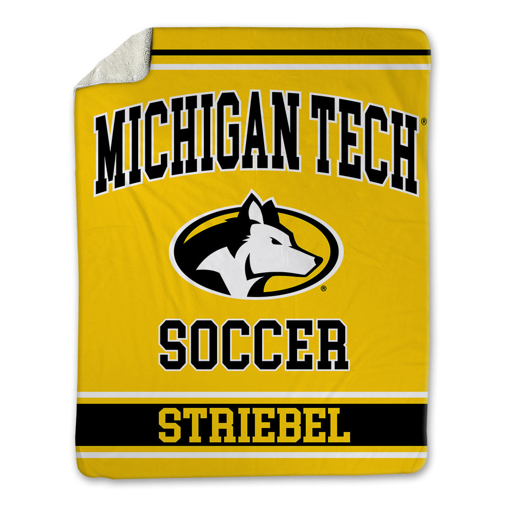 Michigan Tech - NCAA Women's Soccer : Elizabeth Striebel - Blanket-0