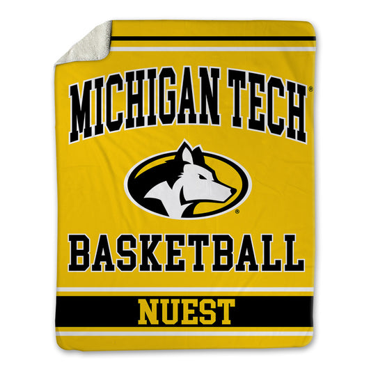 Michigan Tech - NCAA Women's Basketball : Dani Nuest - Blanket-0