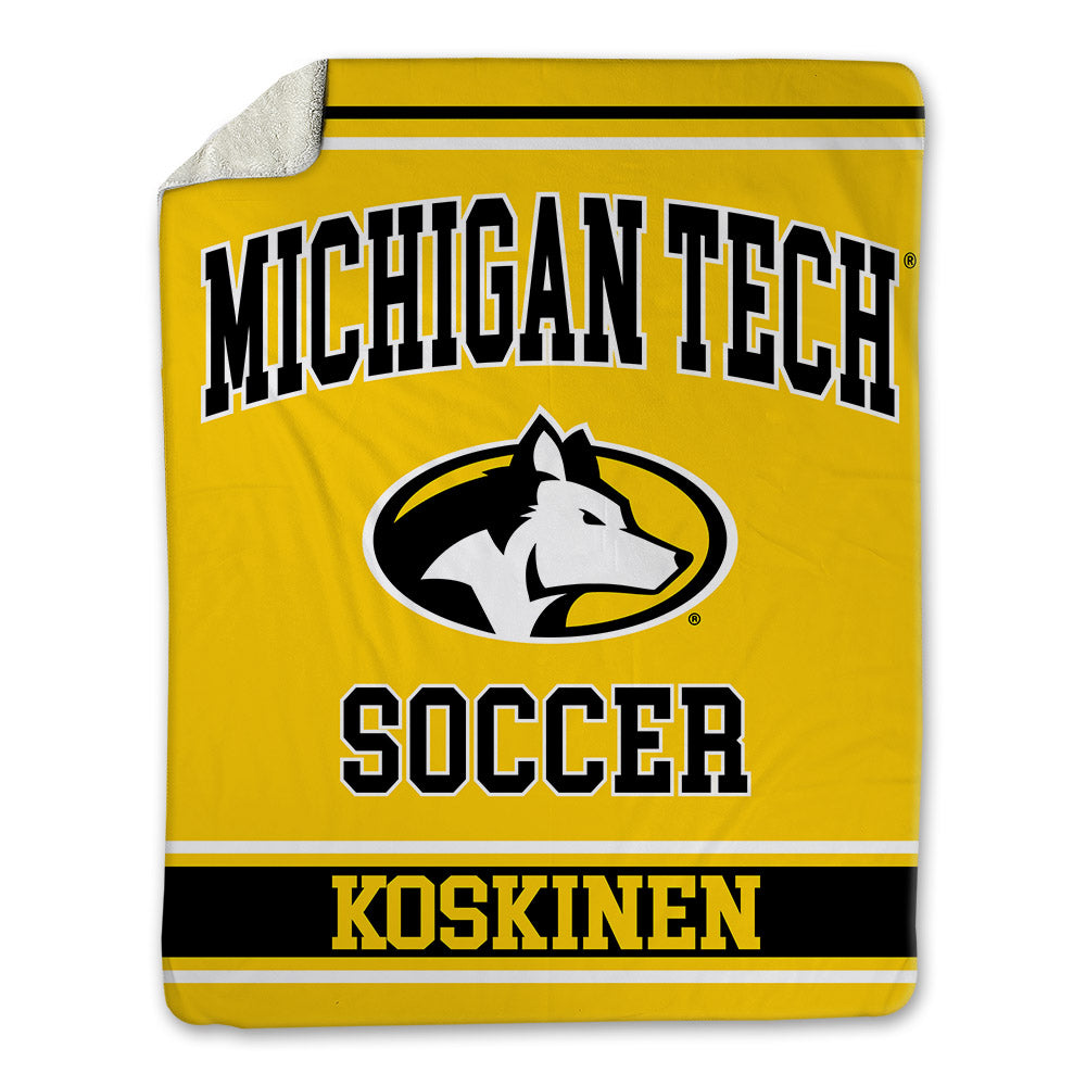 Michigan Tech - NCAA Women's Soccer : Karli Koskinen - Blanket-0
