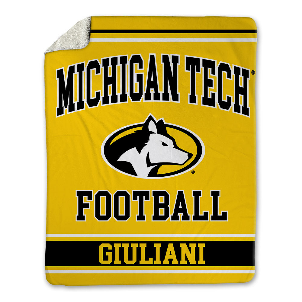 Michigan Tech - NCAA Football : Kevin Giuliani - Blanket-0