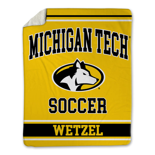 Michigan Tech - NCAA Women's Soccer : Peyton Wetzel - Blanket-0