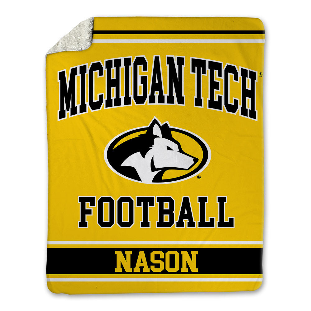 Michigan Tech - NCAA Football : Max Nason - Blanket-0
