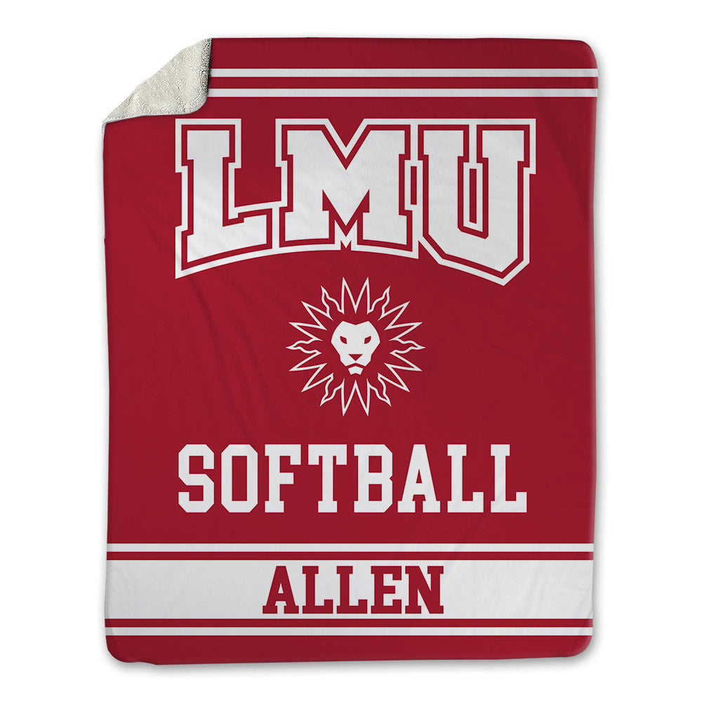 LMU - NCAA Softball : Mya Allen - Blanket-0