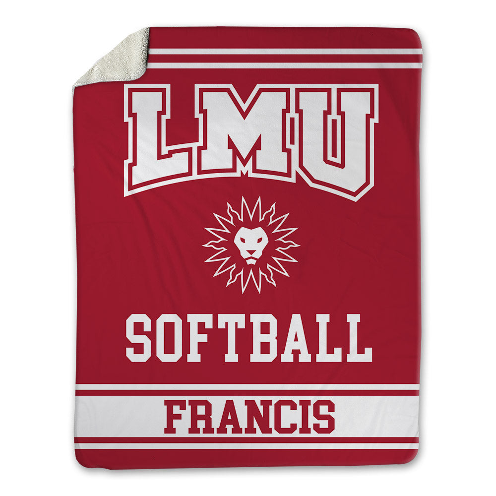 LMU - NCAA Softball : Avery Francis - Blanket-0