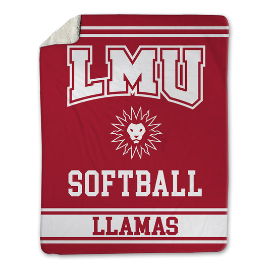 LMU - NCAA Softball : Lainey Llamas - Blanket-0