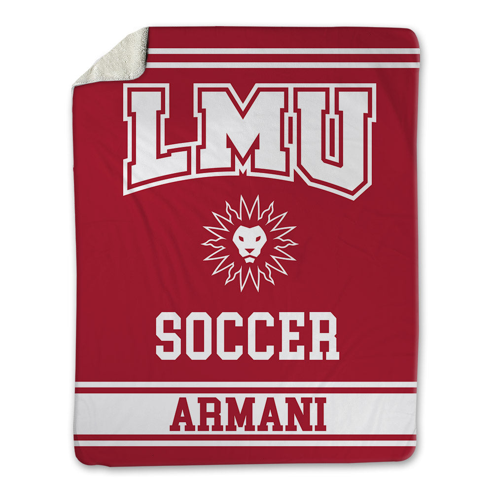 LMU - NCAA Men's Soccer : Tristan Armani - Blanket-0
