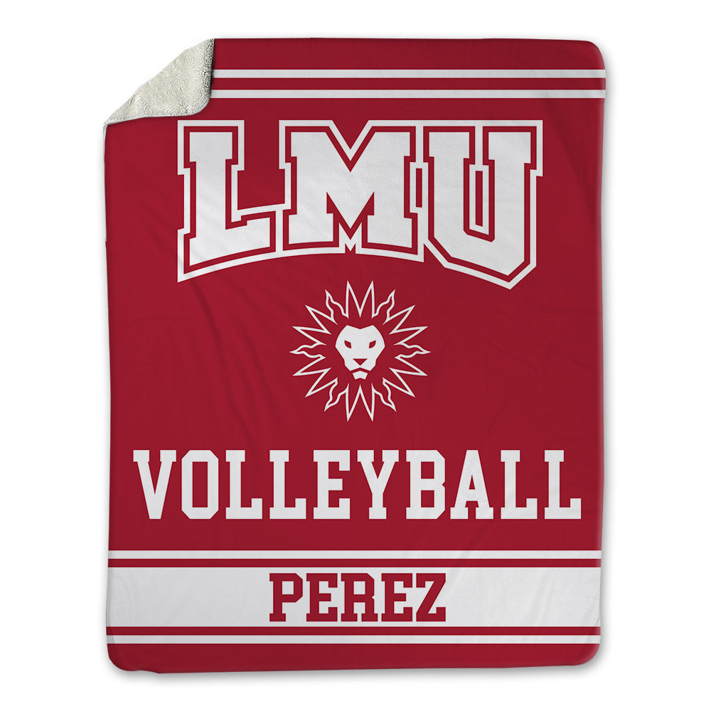 LMU - NCAA Women's Volleyball : Gianna Perez - Blanket-0