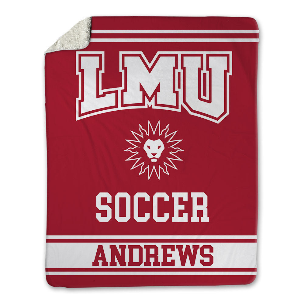 LMU - NCAA Women's Soccer : Elena Andrews - Blanket-0