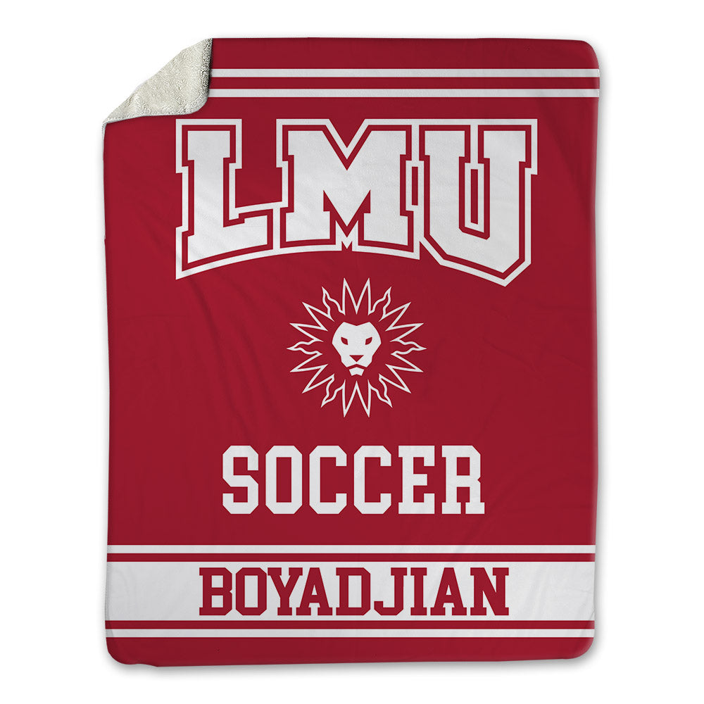 LMU - NCAA Men's Soccer : Anthony Boyadjian - Blanket-0