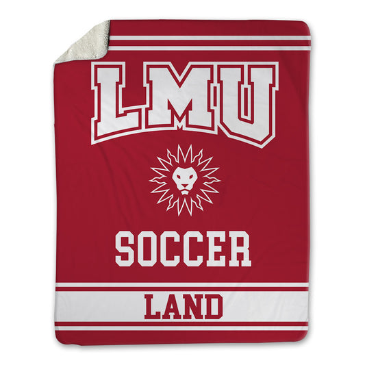 LMU - NCAA Women's Soccer : Maci Land - Blanket-0