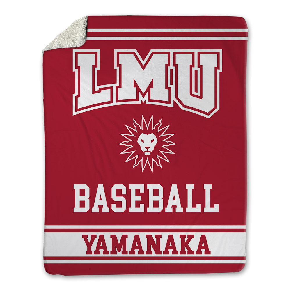 LMU - NCAA Baseball : Eli Yamanaka - Blanket-0