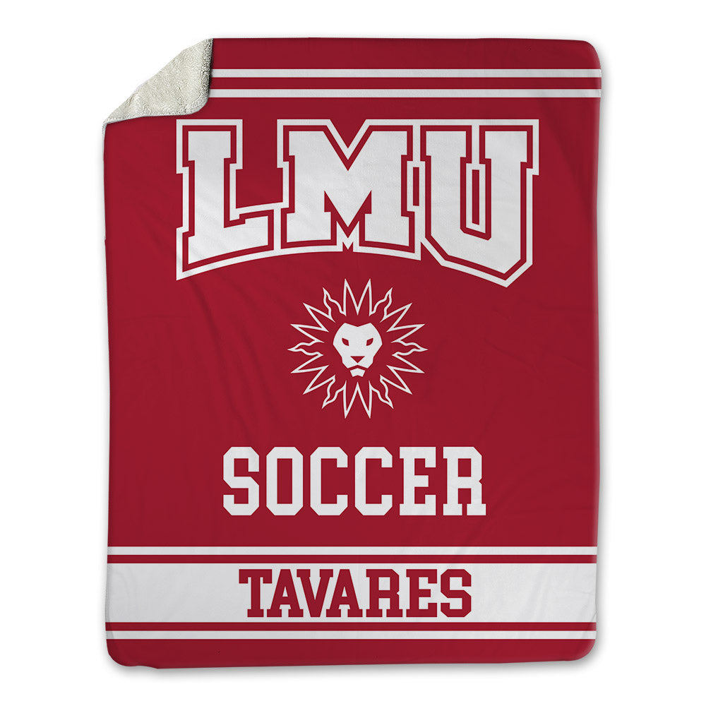 LMU - NCAA Men's Soccer : Hugo Tavares - Blanket-0