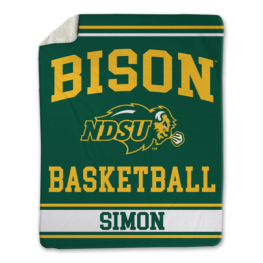 NDSU - NCAA Women's Basketball : Miriley Simon - Blanket-0