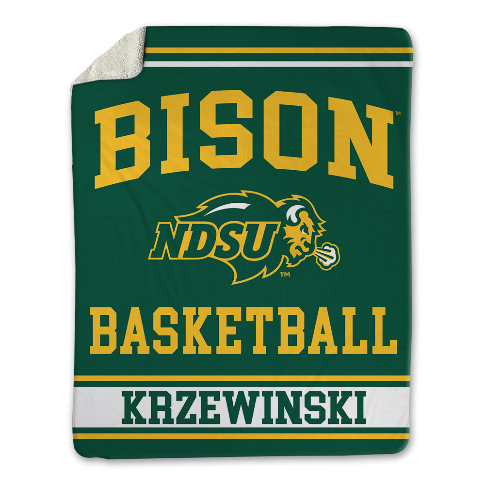 NDSU - NCAA Women's Basketball : Abby Krzewinski - Blanket-0