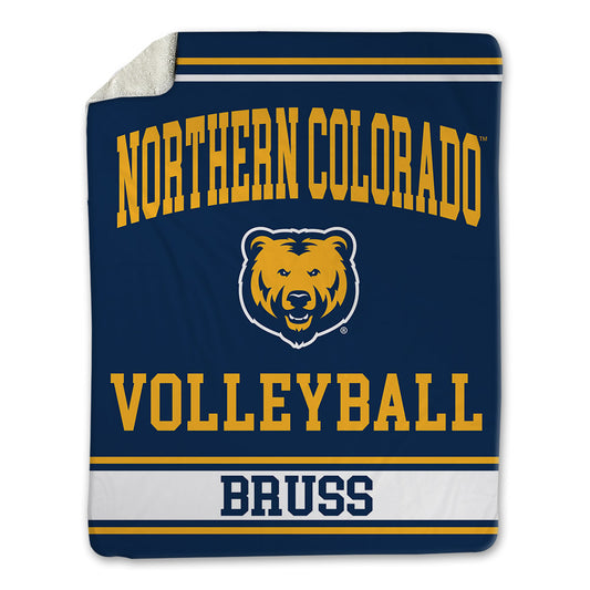 UNCO - NCAA Women's Volleyball : Emily Bruss - Blanket-0