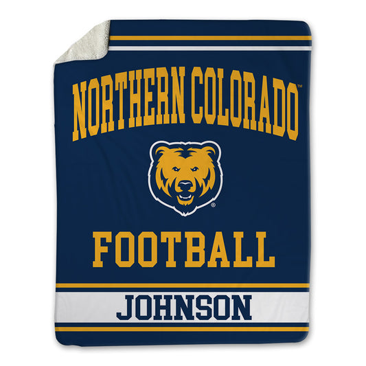 UNCO - NCAA Football : Cleve Johnson - Blanket-0