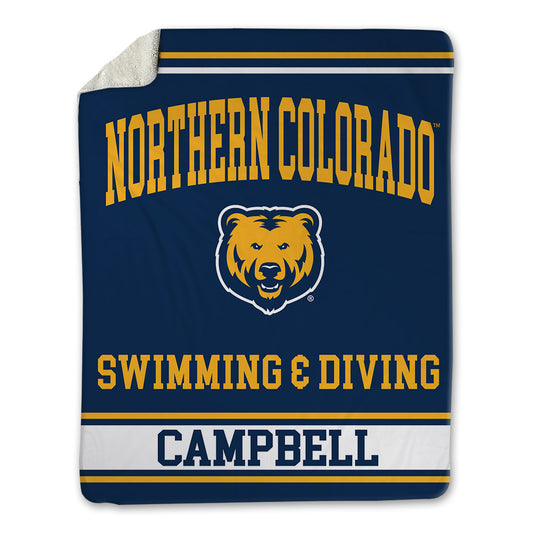 UNCO - NCAA Women's Swimming & Diving : Addison Campbell - Blanket-0