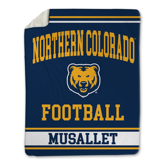 UNCO - NCAA Football : Ibraheem Musallet - Blanket-0