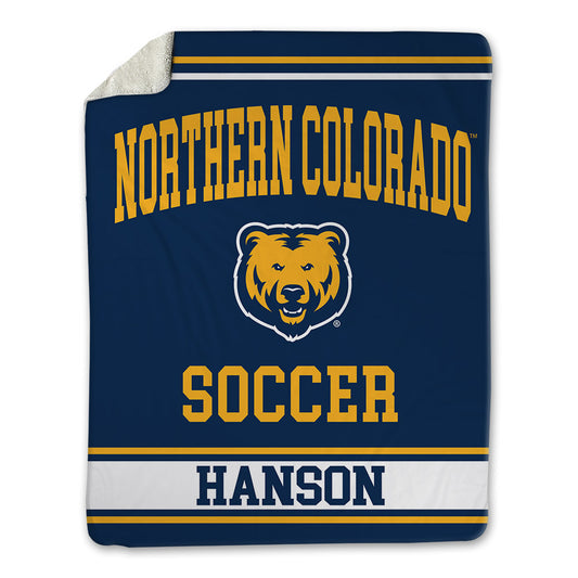 UNCO - NCAA Women's Soccer : Janie Hanson - Blanket-0